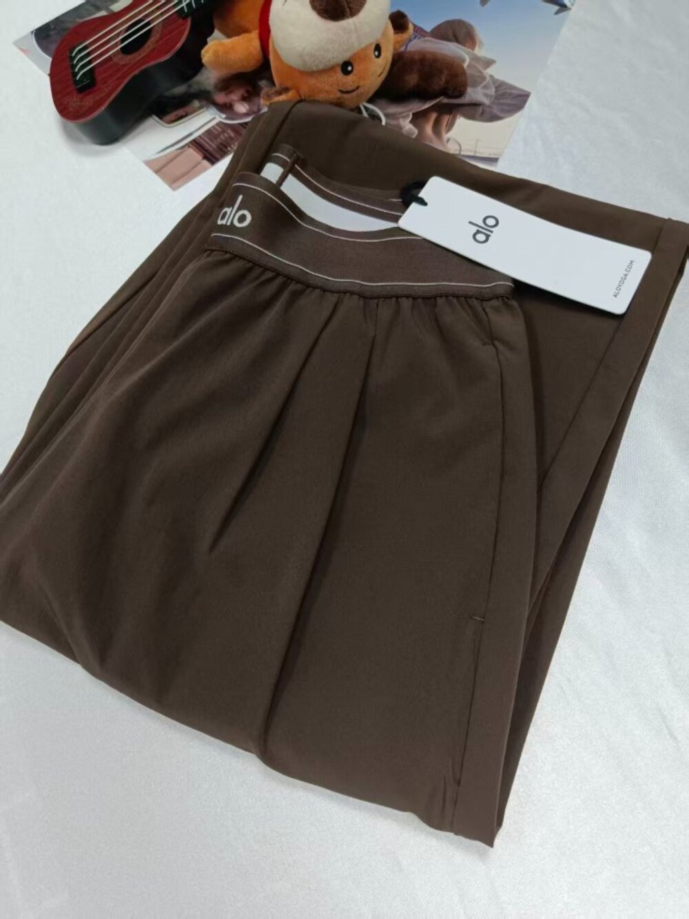 Brown Alo Yoga Suit Up Trouser(Regular)Wide Leg🦋 - Picture 3 of 9